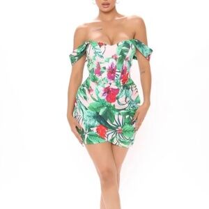 Fashion Nova | Weekend In Malibu Floral Mini Dress S